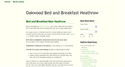 Desktop Screenshot of oakwoodbedandbreakfast-heathrow.com