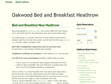 Tablet Screenshot of oakwoodbedandbreakfast-heathrow.com